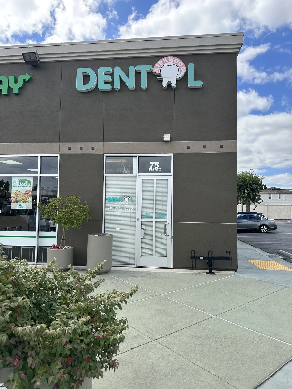 Kirkwood Dental back entrance